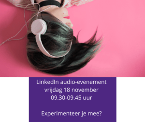 LinkedIn Audio Evenement
