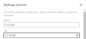 Berichten inplannen via LinkedIn